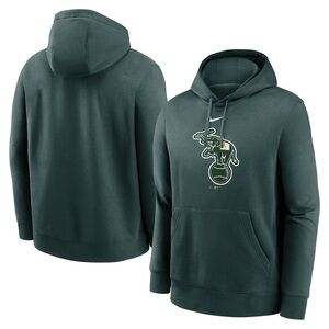 Athletics Nike Green Alternate Logo Club Pullover Hoodie